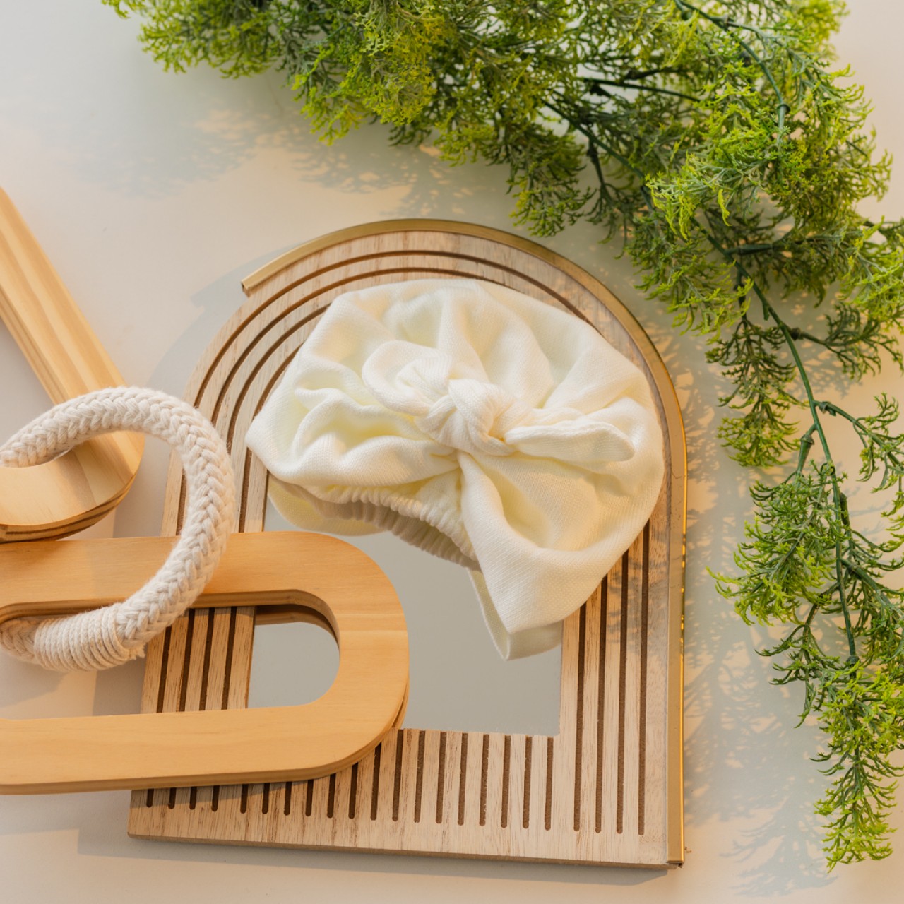 Turbante de linha- Branco